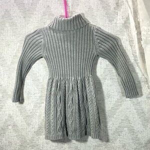 Rachel Zoe chunky knit turtleneck sweater dress size 2T